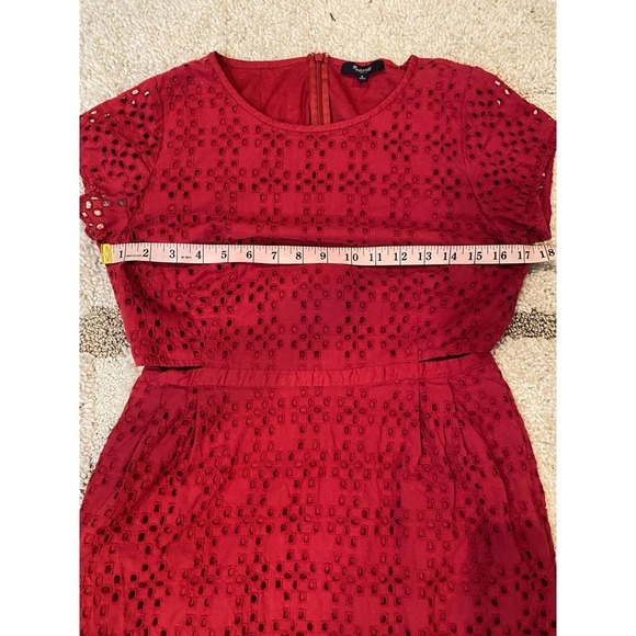 Madewell Eyelet Happening Cutout Dress - Picture 6 of 9